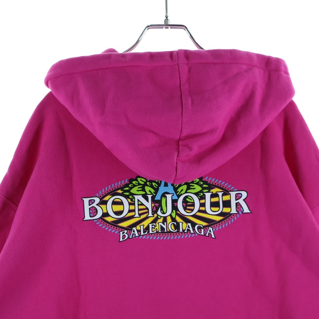 BALENCIAGA(バレンシアガ) ボンジュール フーディ フロントロゴ 