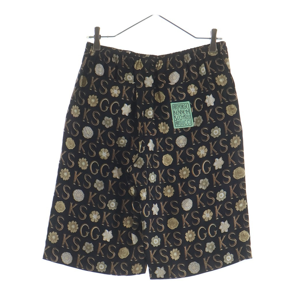 GUCCI(グッチ) KEN SCOTT SILK SHORT 649062 ZAGAR 総柄プリント