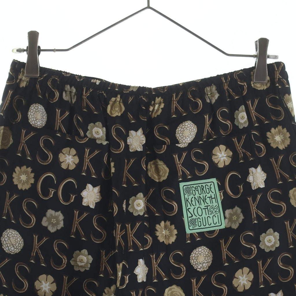 GUCCI(グッチ) KEN SCOTT SILK SHORT 649062 ZAGAR 総柄プリント
