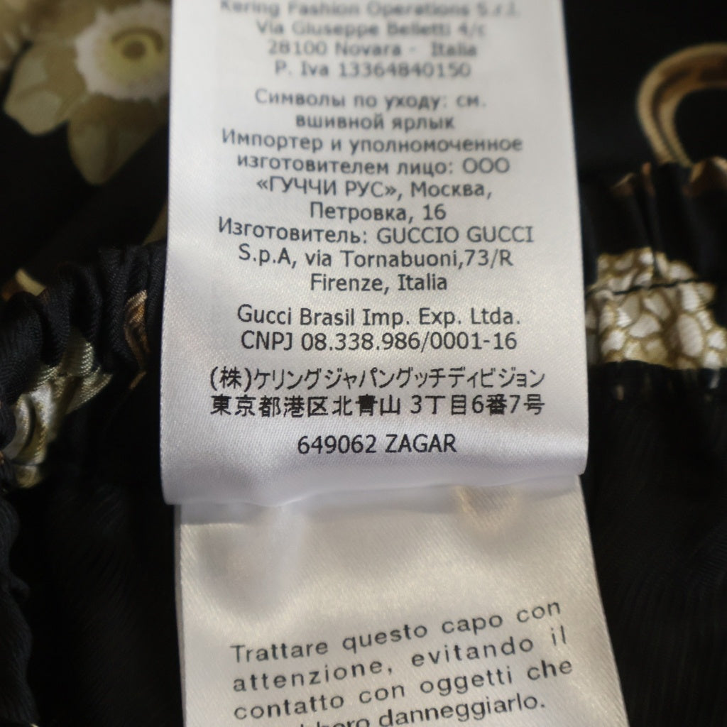 GUCCI(グッチ) KEN SCOTT SILK SHORT 649062 ZAGAR 総柄プリント