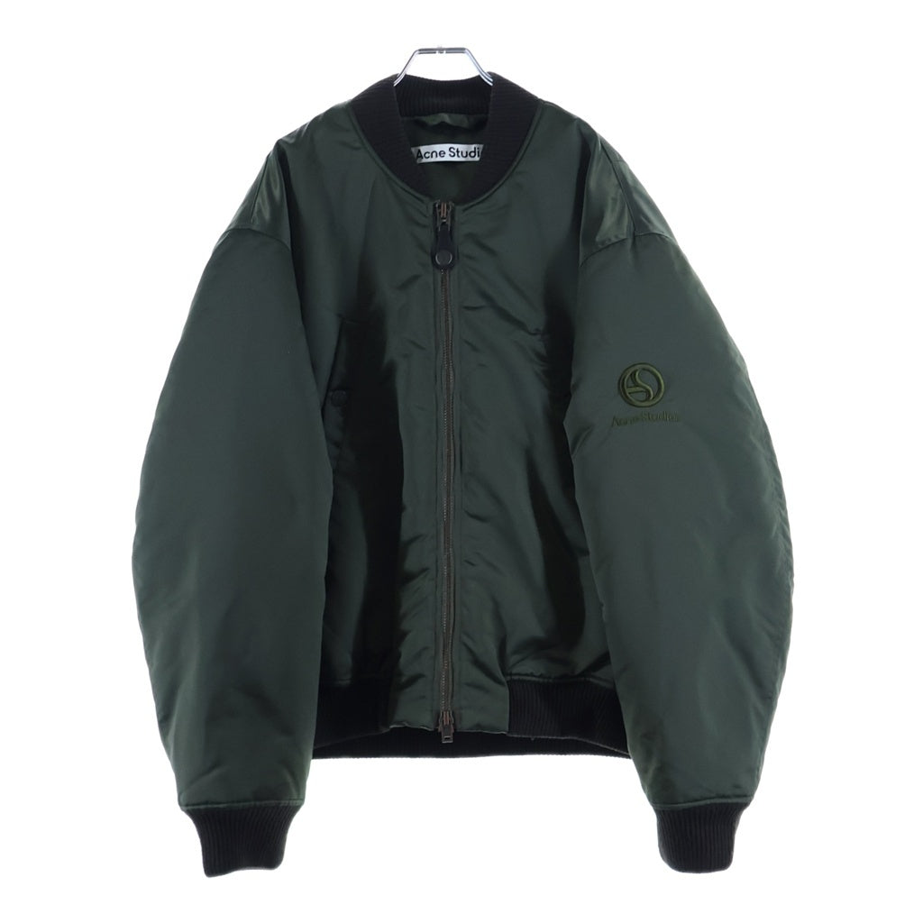Acne Studios(アクネ ストゥディオズ) 中綿入り ブルゾン ボンバージャケット グリーン FN-MN-OUTW001129
