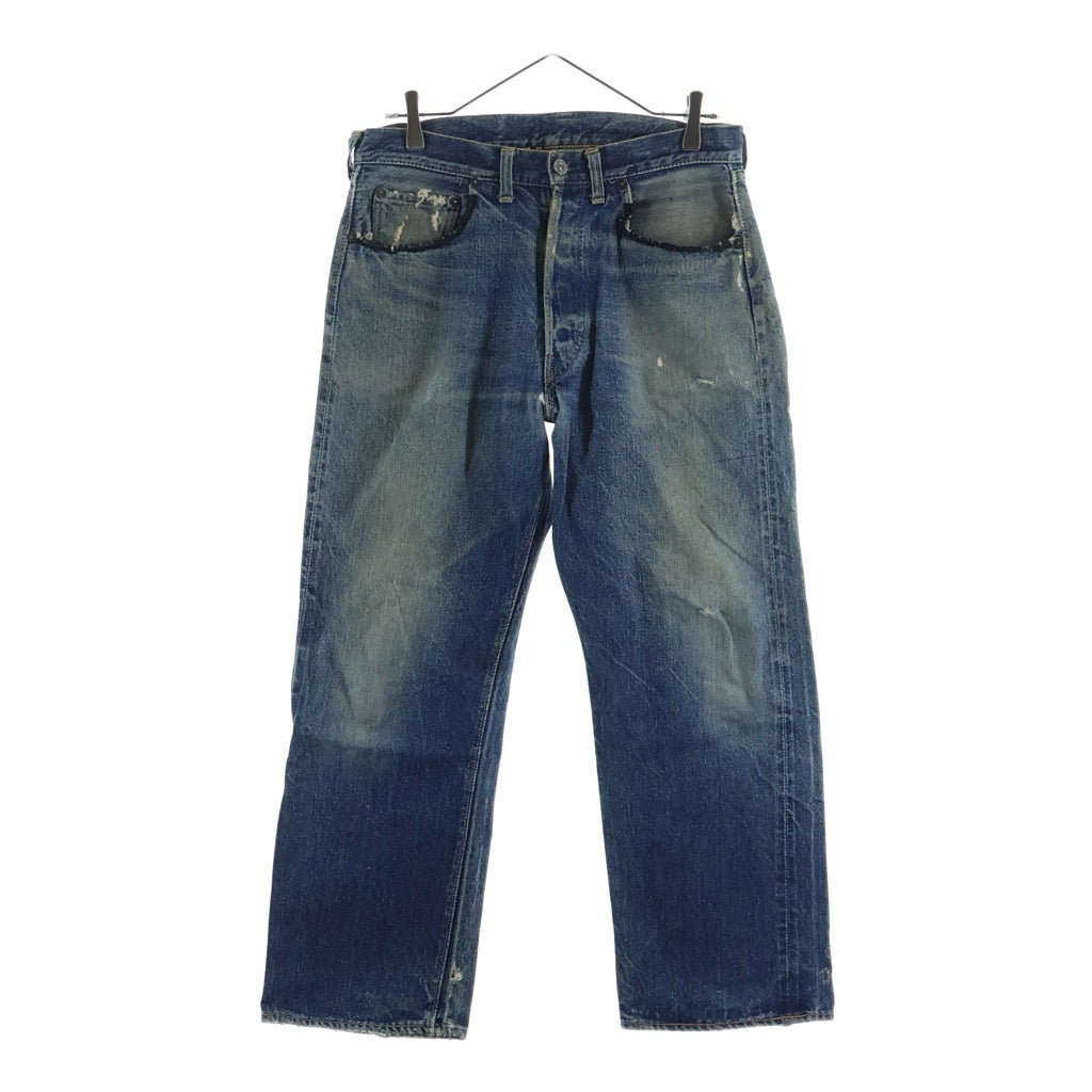 Levi's(リーバイス) 50S VINTAGE 501XX 53モデル 革パッチ オフセット ボタンフライ デニム パンツ インディゴ