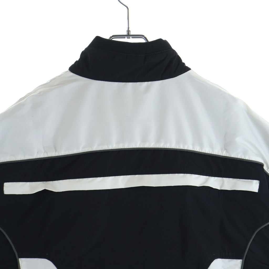 KUSIKOHC(クシコック) RIDER ZIP UP NYLON SHORT SHIRTS ライダー ショート ジップアップ ナイロンジャケット 半袖 ブラック