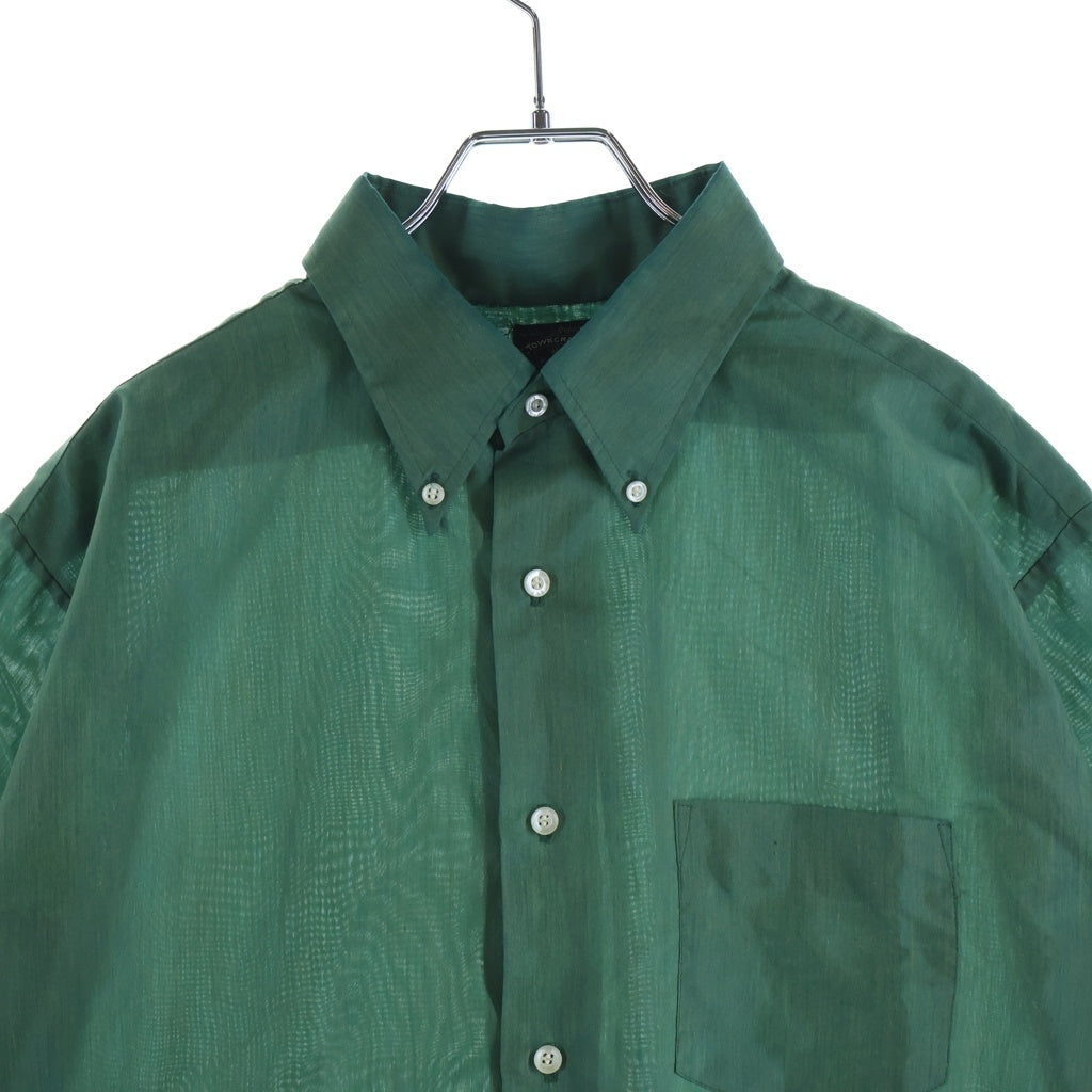 PENNEYS TOWNCRAFT(ぺニーズタウンクラフト) 60s VINTAG PENN-PREST ヴィンテージ 半袖 ボタンダウンシャツ グリーン