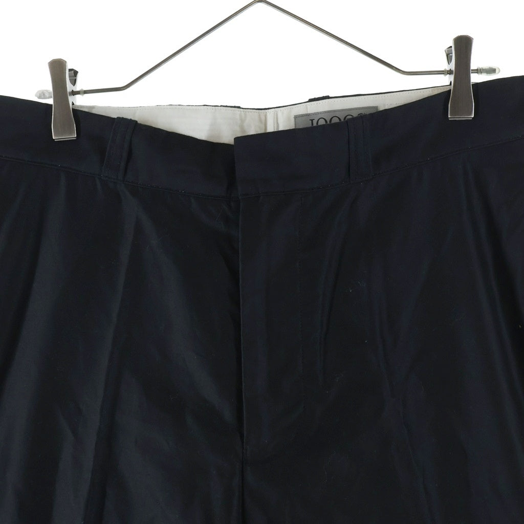 IOOOS THOUSANDS(アイオーエスサウザンド) COTTON PANTS サウザンズ ストレート パンツ コットン ブラック