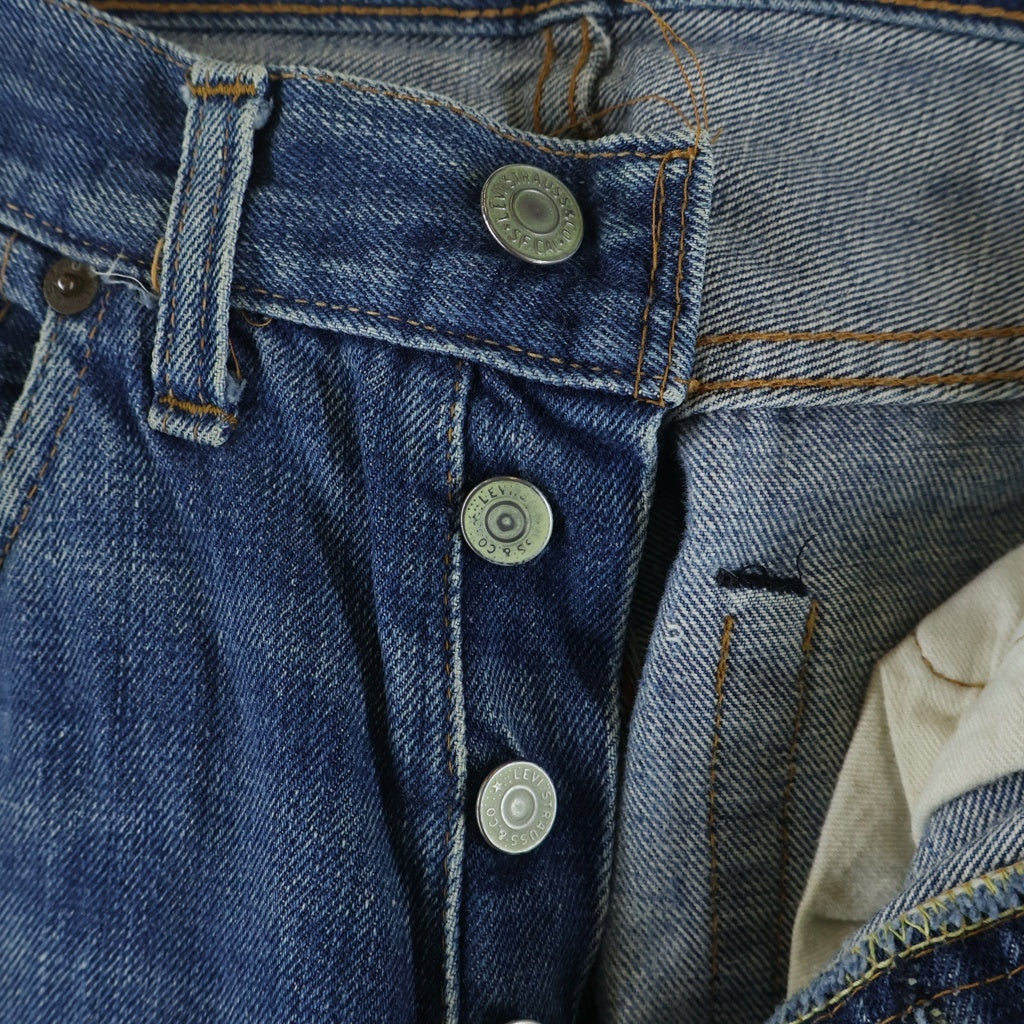 Levi's(リーバイス) 70s VINTAGE 501 66前期 デニムパンツ ジーンズ 両面タブ スモールe ボタン裏刻印6 インディゴ