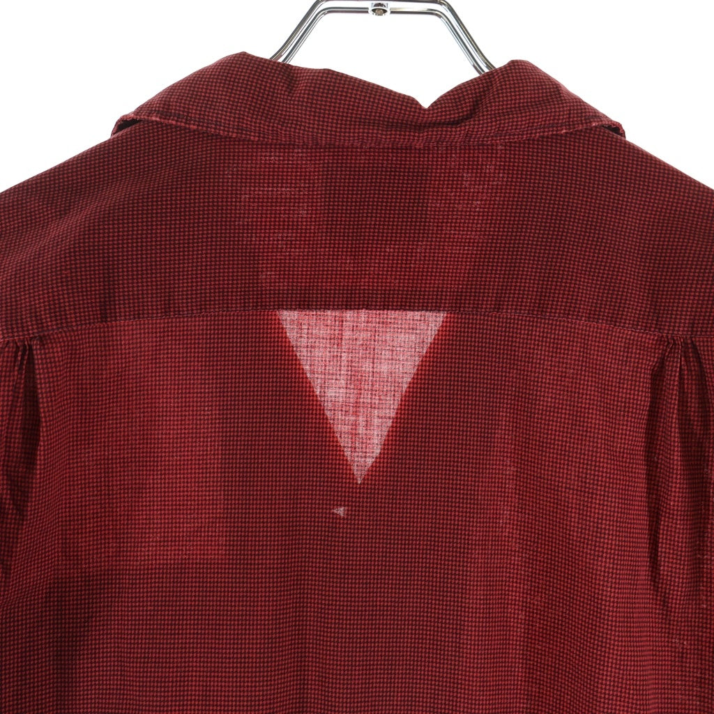 VINTAGE(ヴィンテージ) 60s PILGRIM L/S SHIRTS ピルグリム 長袖シャツ コットン USA製 襟芯 レッド