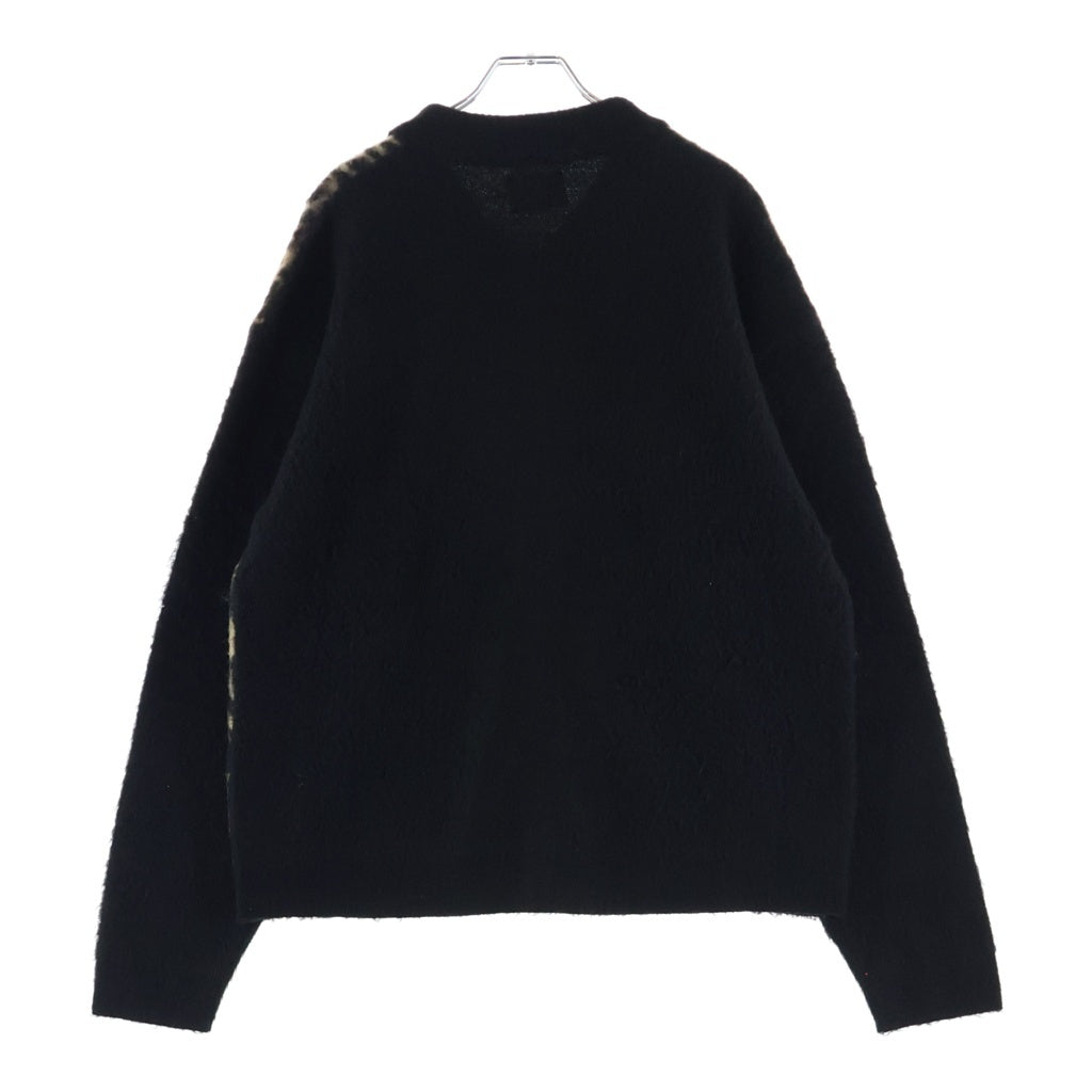 SAINT MICHAEL(セントマイケル) KNIT CARDIGAN LEOPARD レオパード柄ニットカーディガン SM-HR1-0000-073
