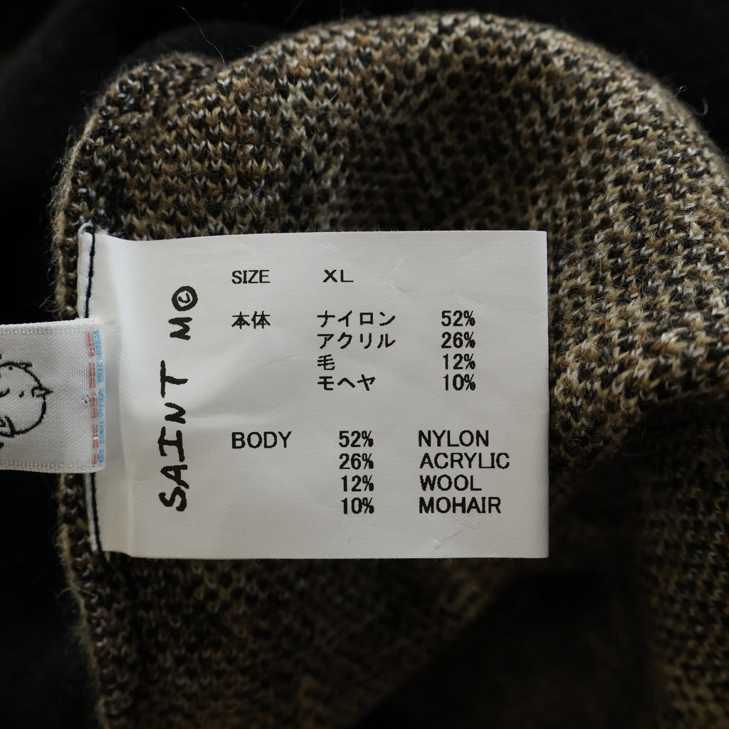 SAINT MICHAEL(セントマイケル) KNIT CARDIGAN LEOPARD レオパード柄