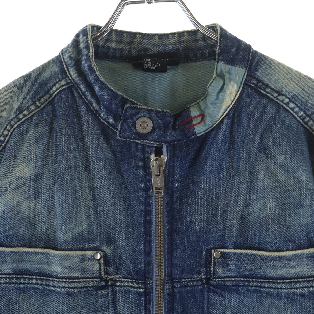 DIESEL(ディーゼル) 90s Archive Distressed Denim Jacket ダメージ加工 デニムジャケット 切り替え インディゴ