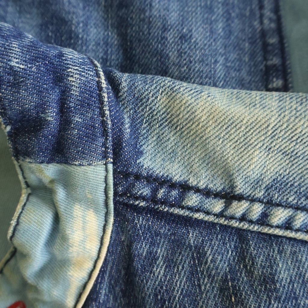DIESEL(ディーゼル) 90s Archive Distressed Denim Jacket ダメージ加工 デニムジャケット 切り替え インディゴ