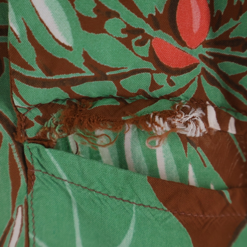 VINTAGE(ヴィンテージ) 40s KORET Hawaiian Shirt ハワイアンシャツ 半袖シャツ アロハシャツ ブラウン
