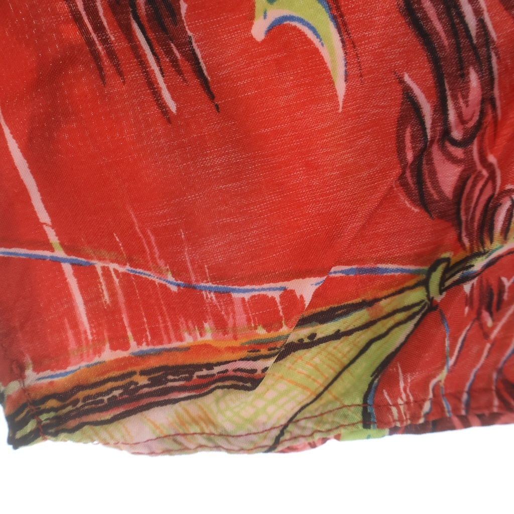 VINTAGE(ヴィンテージ) 50s LUAU Hawaiian Shirt ハワイアンシャツ 半袖シャツ アロハシャツ レッド
