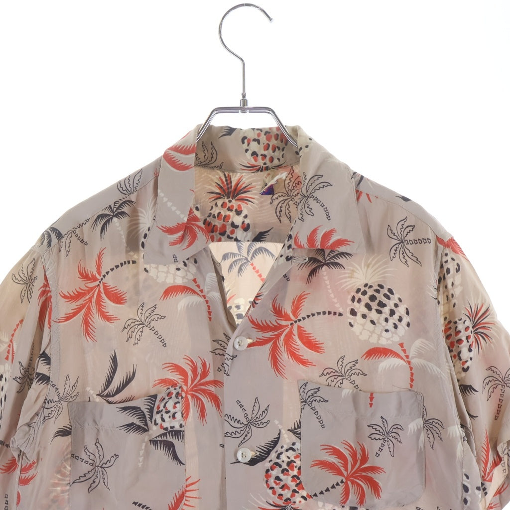 VINTAGE(ヴィンテージ) 50s MYLAN Hawaiian Shirt マイラン ハワイアンシャツ 半袖シャツ アロハシャツ ホワイト