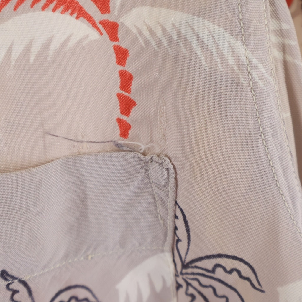 VINTAGE(ヴィンテージ) 50s MYLAN Hawaiian Shirt マイラン ハワイアンシャツ 半袖シャツ アロハシャツ ホワイト