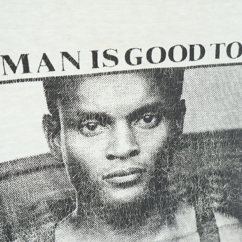 VINTAGE(ヴィンテージ) 90s A HARD MAN IS GOOD TO FIND ハードマン 半袖プリントTシャツ カットソー ホワイト