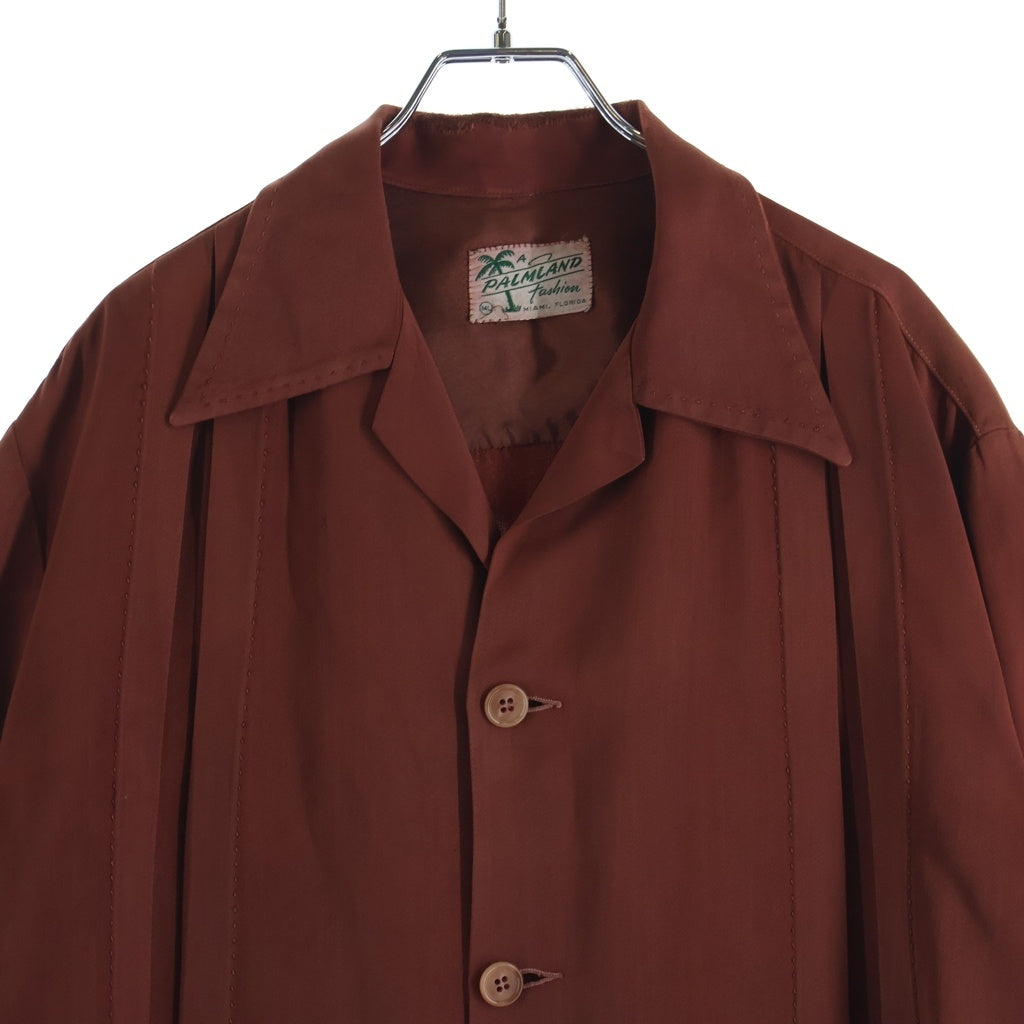 VINTAGE(ヴィンテージ) 60s PALMLAND レーヨンギャバジンジャケット 4B ジャケット ステッチ レッド系