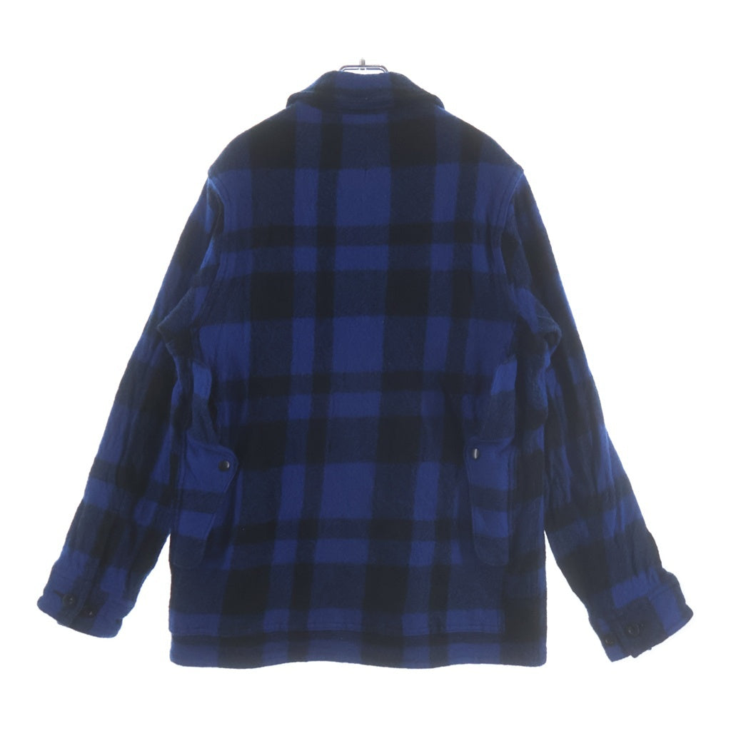 JUNYA WATANABE COMME des GARCONS(ジュンヤワタナベ コムデギャルソン) FILSON WOOL CHECK JACKET フィルソン Wネームウールチェックジャケット ブルー/ブラック WP-J009