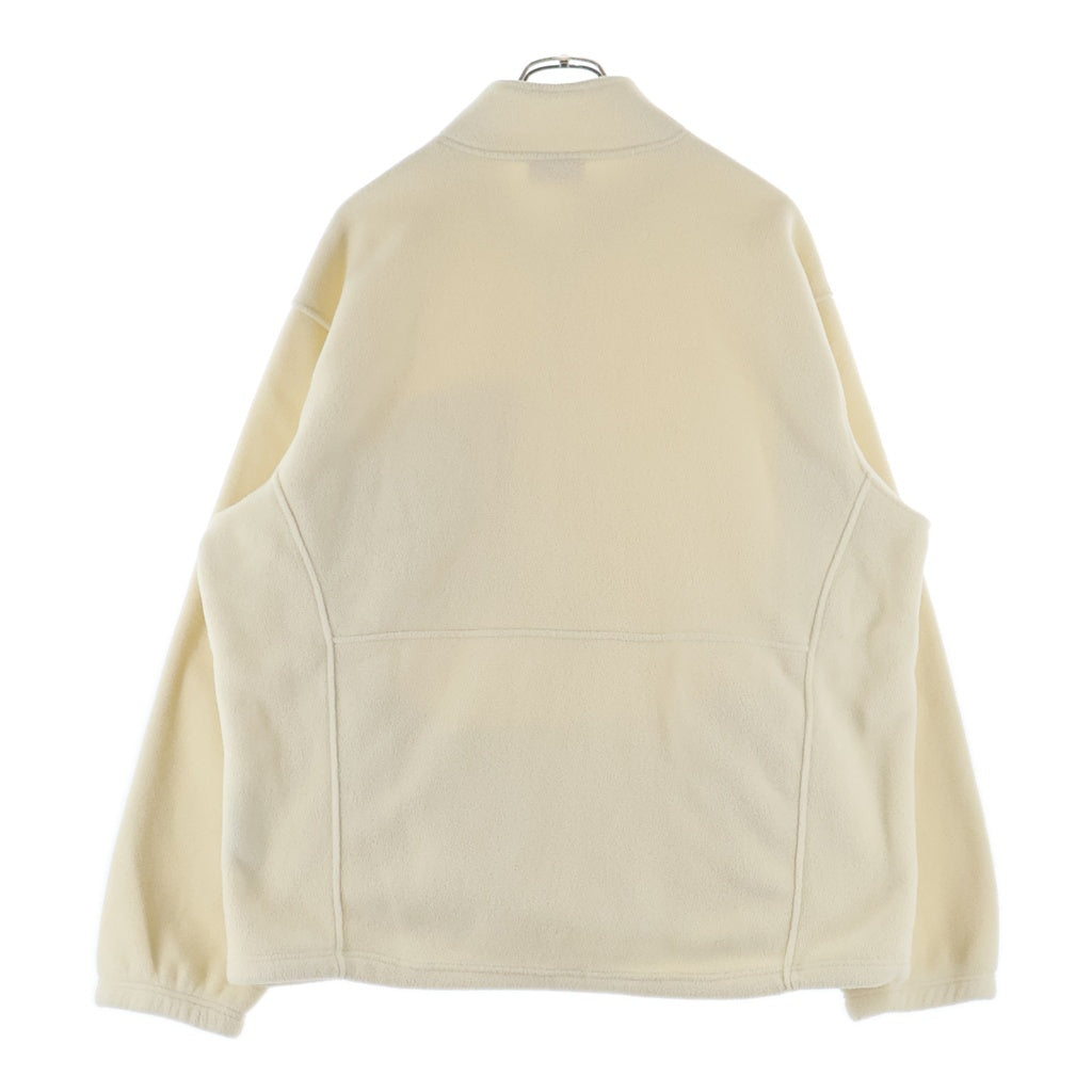 SUPREME(シュプリーム) 21AW Polartec Half Zip Pullover フリースハーフジップ ボックスロゴ プルオーバー アイボリー