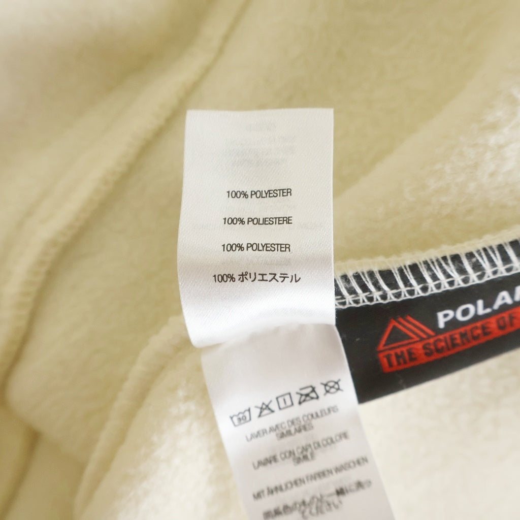SUPREME(シュプリーム) 21AW Polartec Half Zip Pullover フリースハーフジップ ボックスロゴ プルオーバー アイボリー