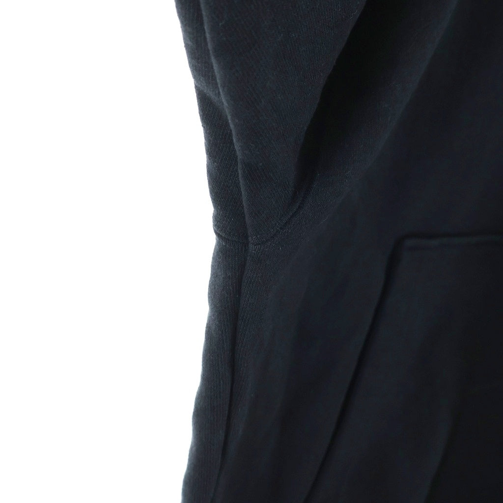 GOD SELECTION XXX(ゴッドセレクショントリプルエックス) LOGO HOODIE ロゴプリント プルオーバーパーカー フーディー ブラック