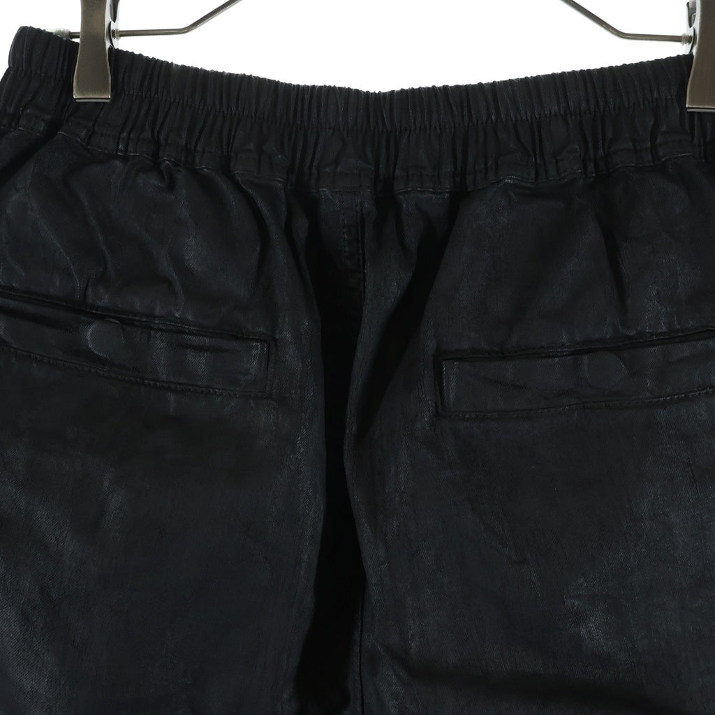 DRKSHDW(ダークシャドウ) 25SS CARGOBELA SHORTS カーゴパンツ フラップポケット ドローコード ショートパンツ ブラック DU01F4369 DBK