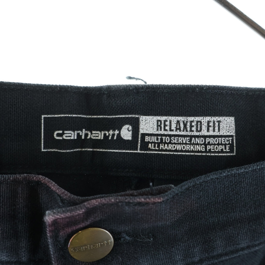 CARHARTT(カーハート) 24SS Double Knee Painter Pants ダブルニー ペインターパンツ ワークパンツ ダック地 ブラック BN3334-M