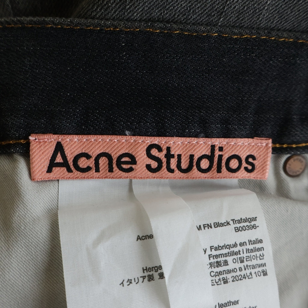 Acne Studios(アクネ ストゥディオズ) Super Buggy Fit Denim Pants スーパーバギーフィットデニムパンツ ブラック B00396