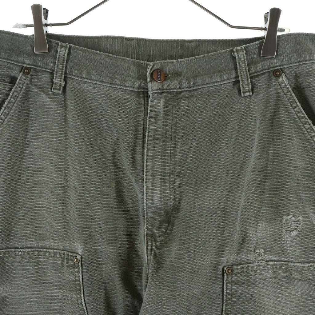 CARHARTT(カーハート) 00s VINTAGE Double Knee Work Pants ダブルニー ワークパンツ ダック地 モスグリーン