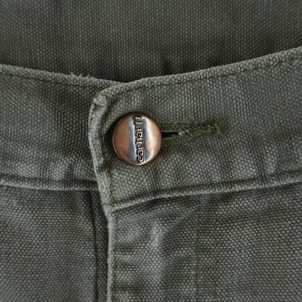 CARHARTT(カーハート) 00s VINTAGE Double Knee Work Pants ダブルニー ワークパンツ ダック地 モスグリーン