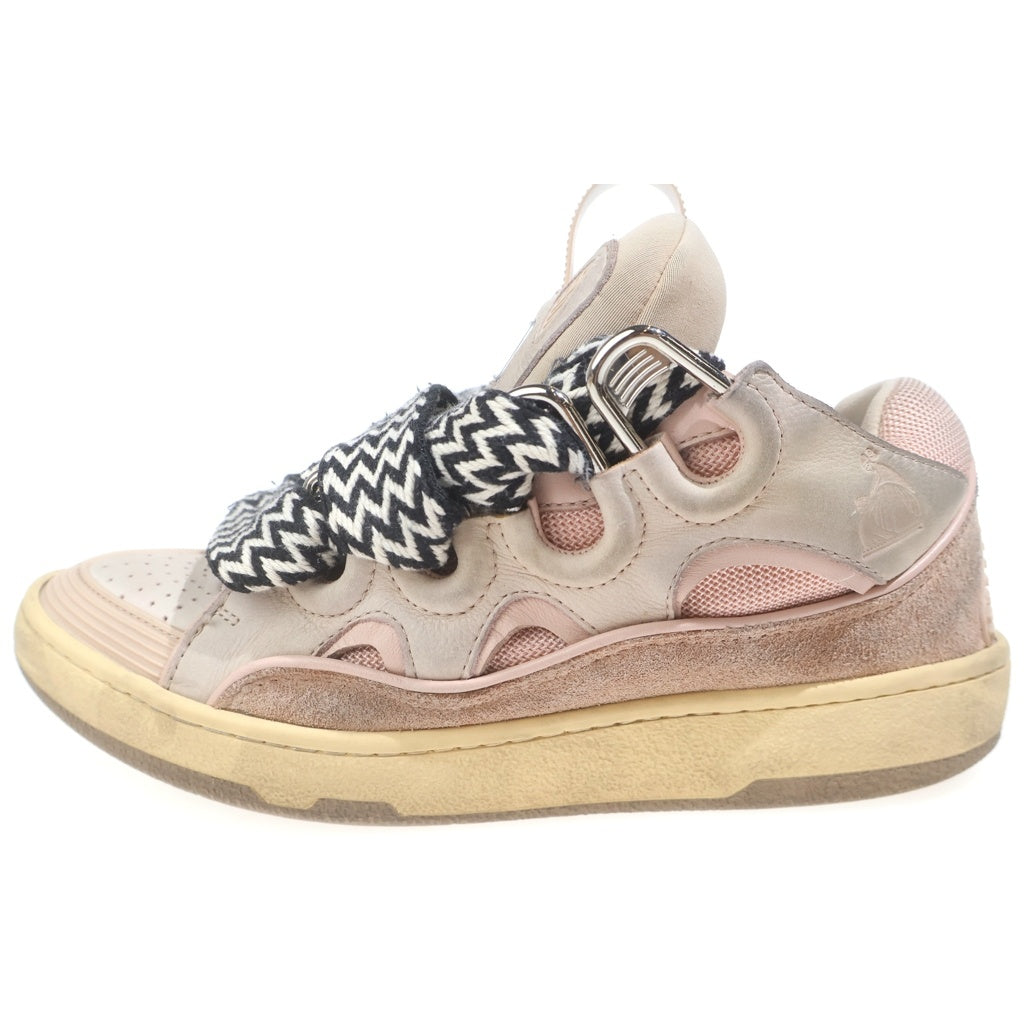 LANVIN(ランバン) Leather Curb Sneakers レザーカーブスニーカーズ ローカット イタリア製 ピンク FM-SKRK11-DRA2-A20 51