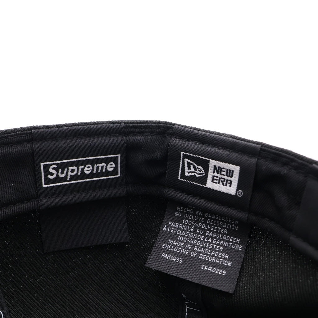 SUPREME(シュプリーム) 25SS ×NEW ERA Bones BOX LOGO ボーン ボックスロゴ スケルトンデザイン キャップ ブラック 36656NEW-JP-H11