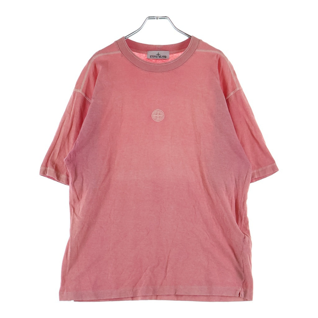 STONE ISLAND(ストーンアイランド) 23SS コンパスロゴ 半袖Tシャツ カットソー ピンク 781520957