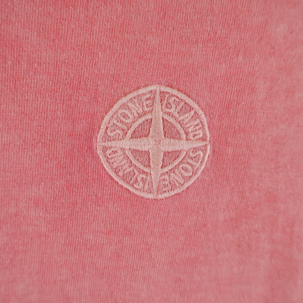 STONE ISLAND(ストーンアイランド) 23SS コンパスロゴ 半袖Tシャツ カットソー ピンク 781520957