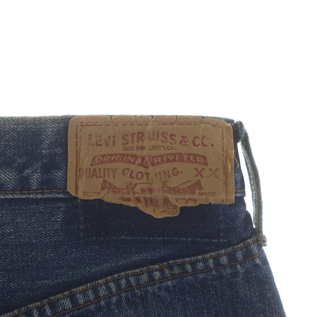Levi's(リーバイス) 60s VINTAGE 501 BIGE後期 ビッグイー ボタン裏刻印16 両面タブ 紙パッチ センターセット インディゴ
