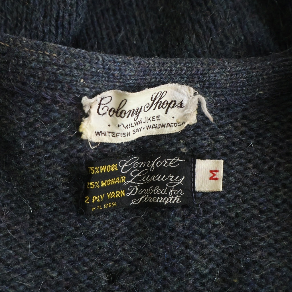 VINTAGE(ヴィンテージ) 60-70s COLONY SHOPS ヴィンテージ モヘアカーディガン グレー