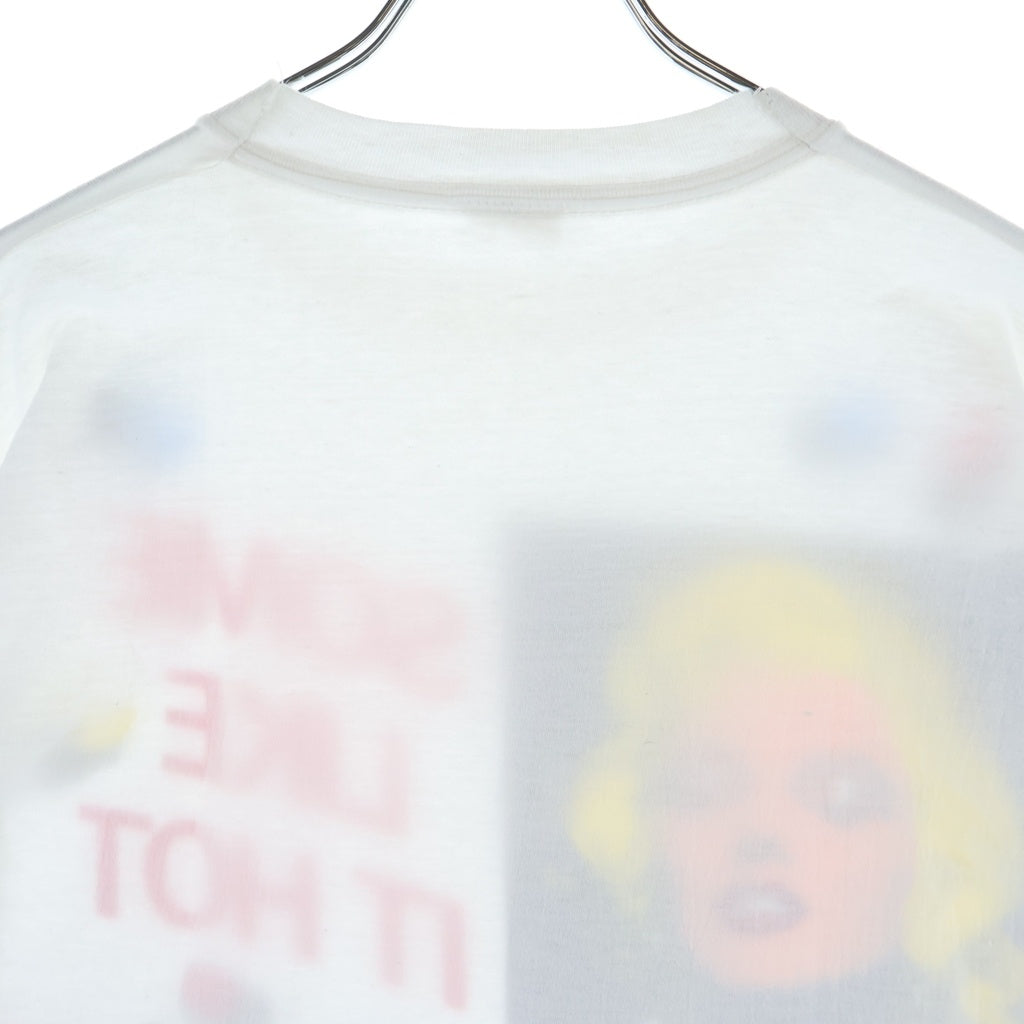 VINTAGE(ヴィンテージ) 80-90S MARILYN MONROE FIFTH COLUMN SOME LIKE IT HOT EURO マリリンモンロー ユーロ 半袖Tシャツ カットソー ホワイト