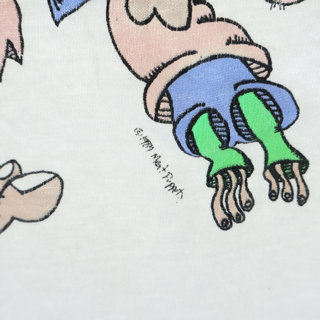 VINTAGE(ヴィンテージ) 80s MEAT PUPPETS 1987 ミート パペッツ バンド 半袖Tシャツ カットソー ホワイト