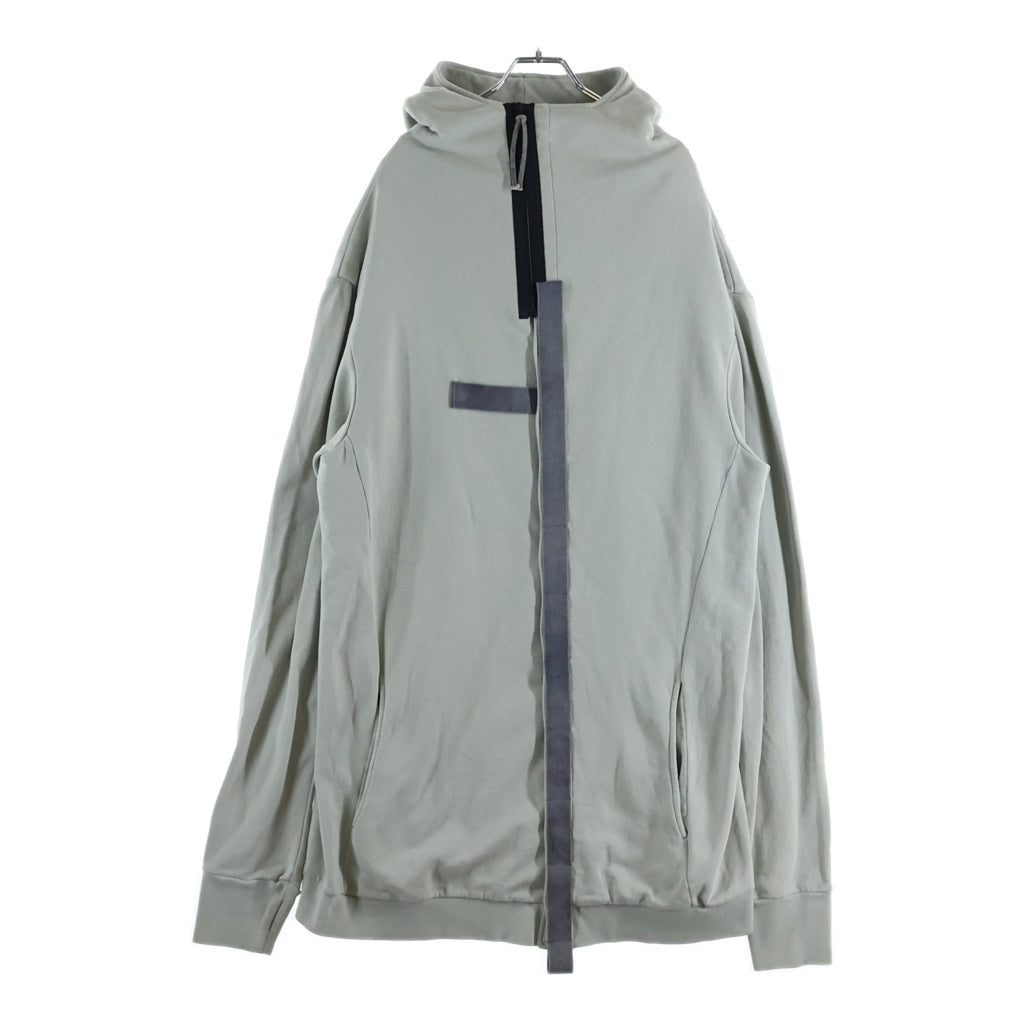 NO BRAND(ノーブランド) TOBIAS BIRK NIELSEN テープロングパーカー フーディー グレー 969116 0119-H6 5-F016