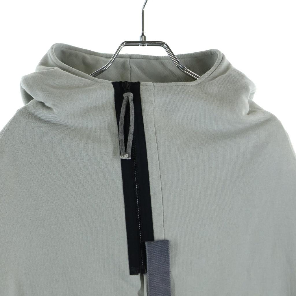 NO BRAND(ノーブランド) TOBIAS BIRK NIELSEN テープロングパーカー フーディー グレー 969116 0119-H6 5-F016