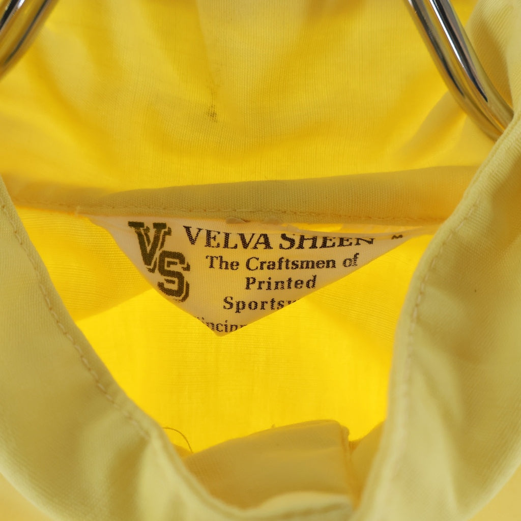 VINTAGE(ヴィンテージ) 50-60s VELVA SHEEN ベルバシーン スインググトップ ブルゾン ジップアップ スマイル 三角タグ SWIFTジップ イエロー