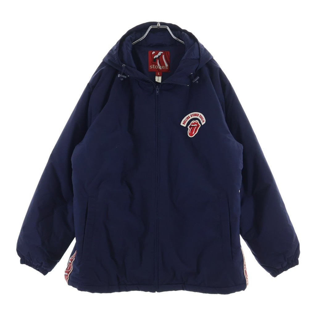 VINTAGE(ヴィンテージ) 00s ROLLING STONES PADED JACKET ローリングストーンズ ジップアップ ネイビー