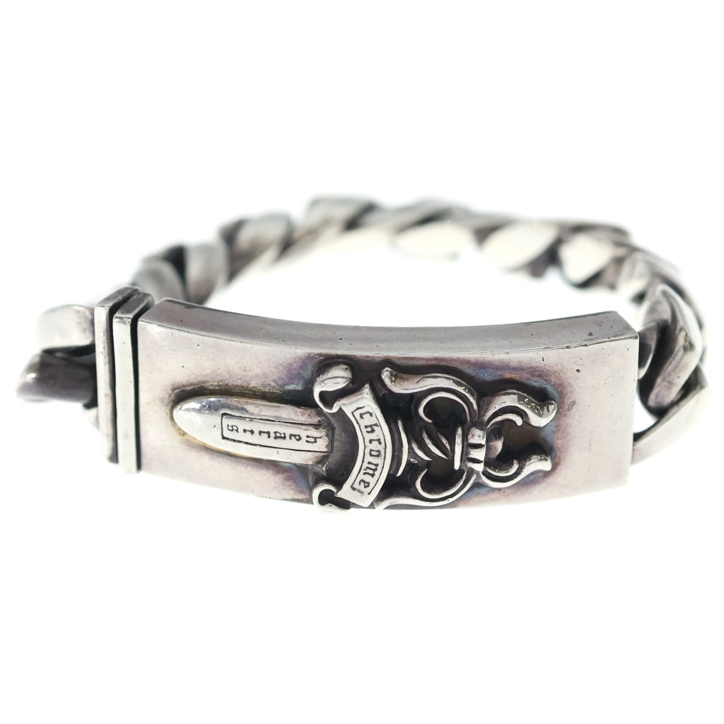 CHROME HEARTS(クロムハーツ) OLD ID DAGGER オールド ダガーIDクラシックリンクブレスレット 11LINK シルバー BCA156
