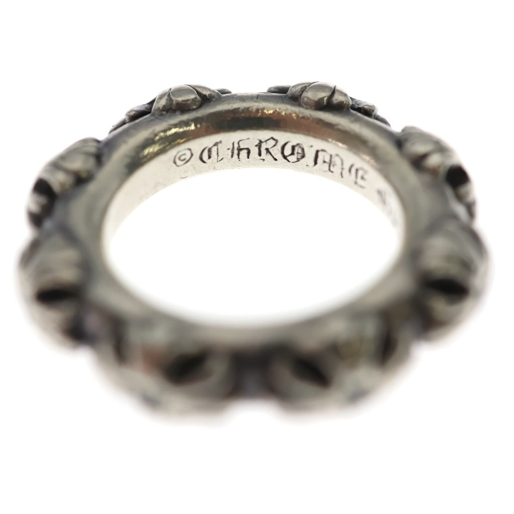 CHROME HEARTS(クロムハーツ) CROSS BAND A/DIA クロスバンド アフター 8ポイントダイヤ リング シルバー