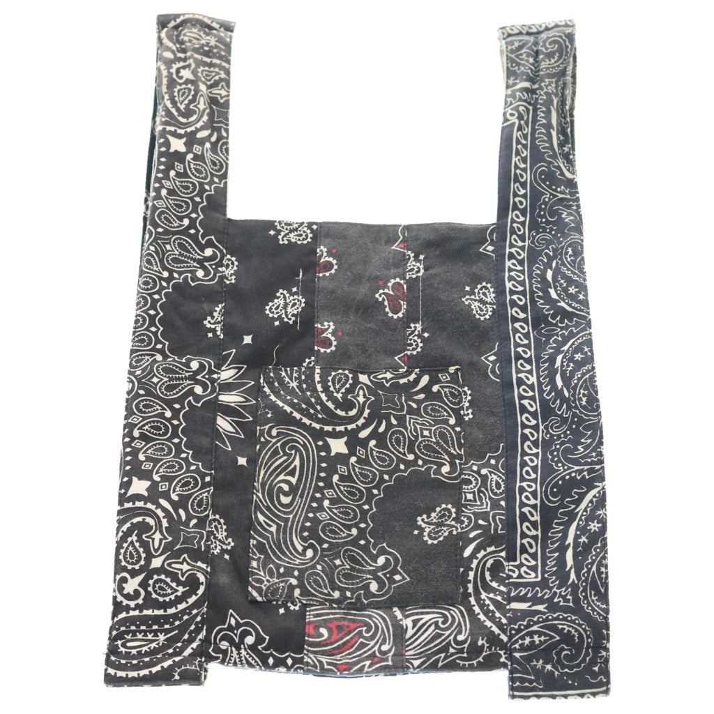 MIYAGIHIDETAKA(ミヤギヒデタカ) Bandana Bag バンダナハンドバッグ ブラック