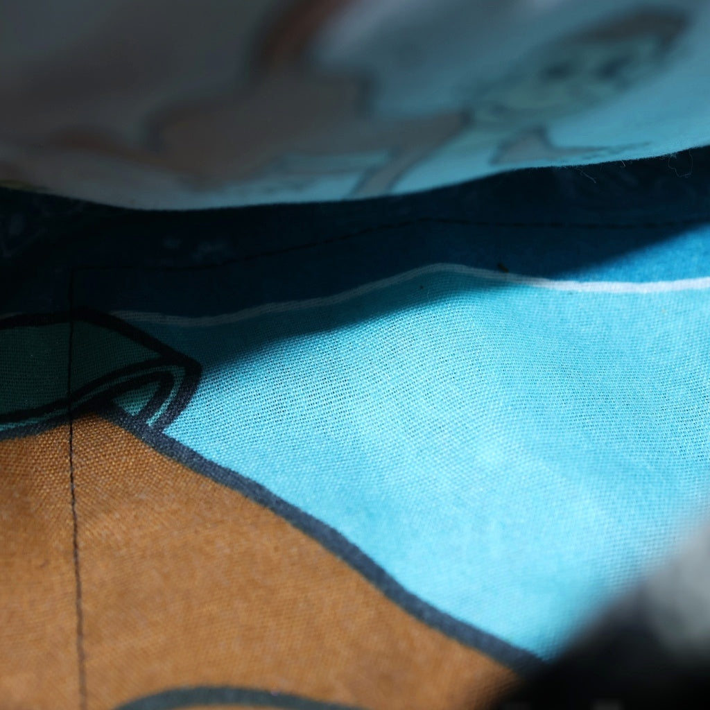 MIYAGIHIDETAKA(ミヤギヒデタカ) Bandana Bag バンダナハンドバッグ ブラック