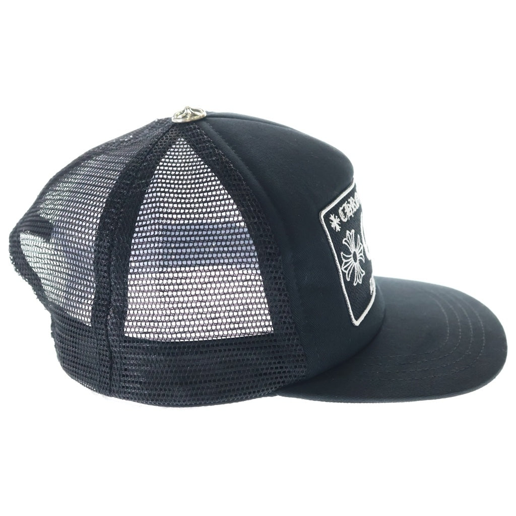 CHROME HEARTS(クロムハーツ) TRUCKER CAP LAS CHパッチ メッシュ トラッカーキャップ 帽子 ブラック