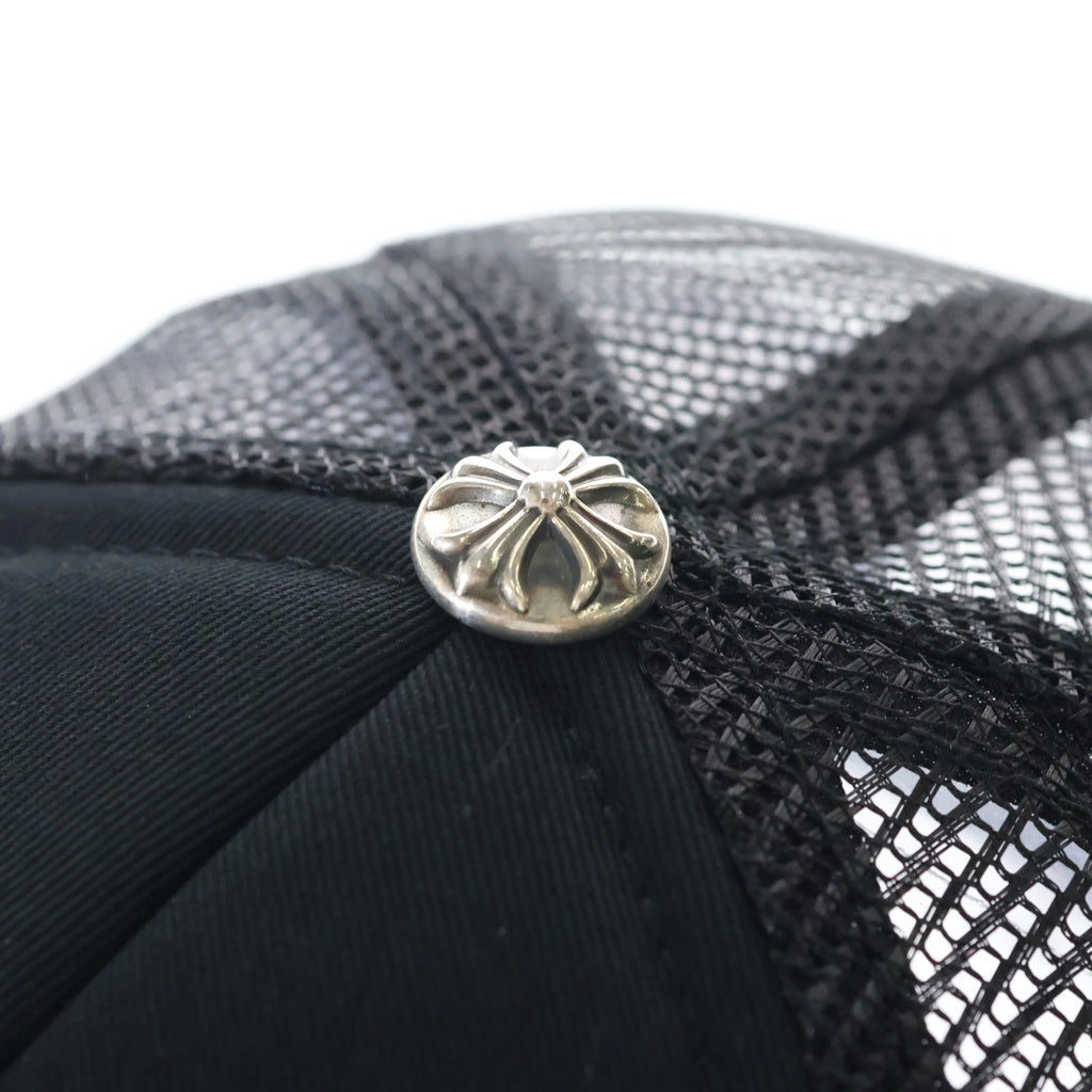 CHROME HEARTS(クロムハーツ) TRUCKER CAP LAS CHパッチ メッシュ トラッカーキャップ 帽子 ブラック