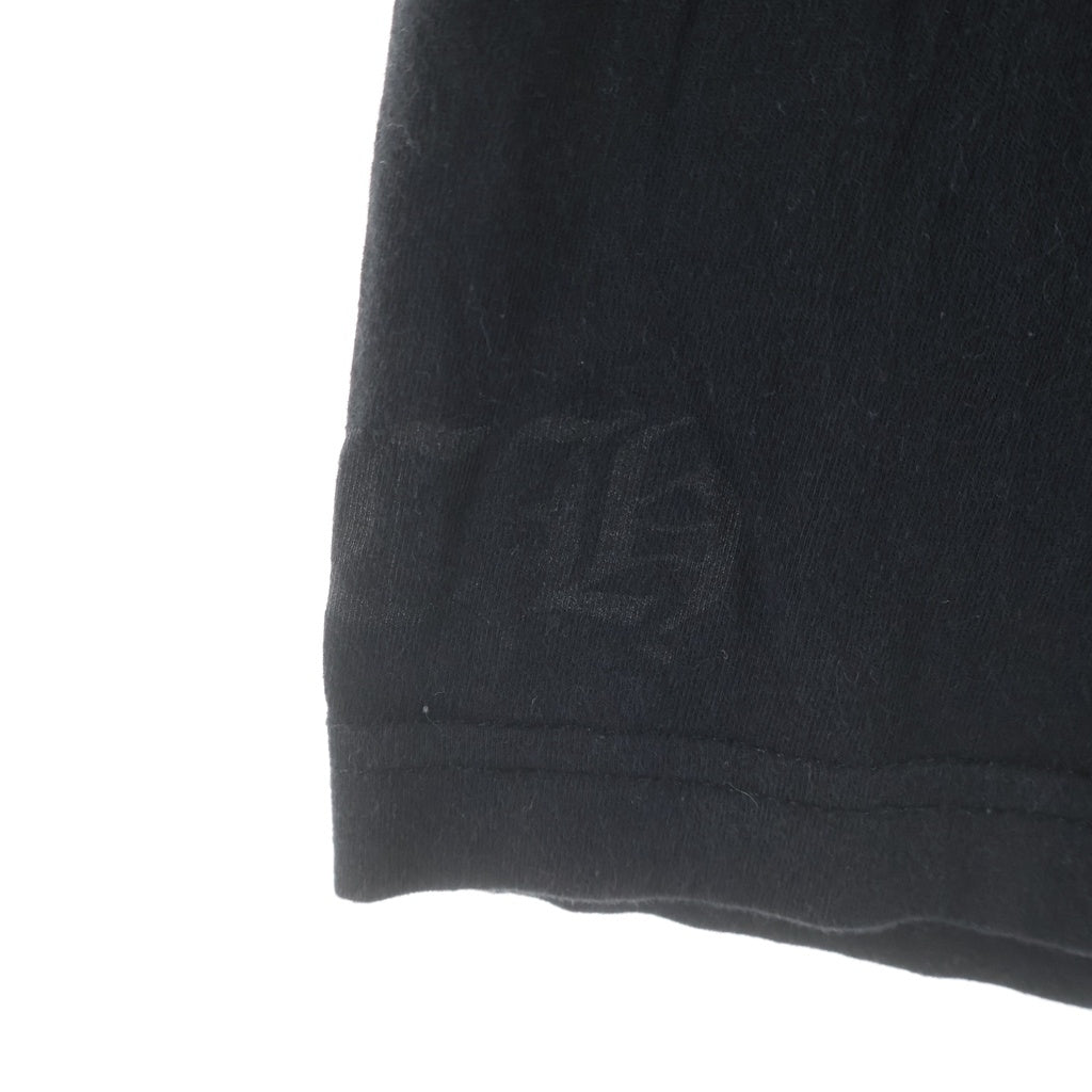 CHROME HEARTS(クロムハーツ) BACK ARCH LOGO SCROLL RABEL USA PRINT TEE バックアーチロゴ スクロールラベル プリント 半袖Tシャツ カットソー ブラック