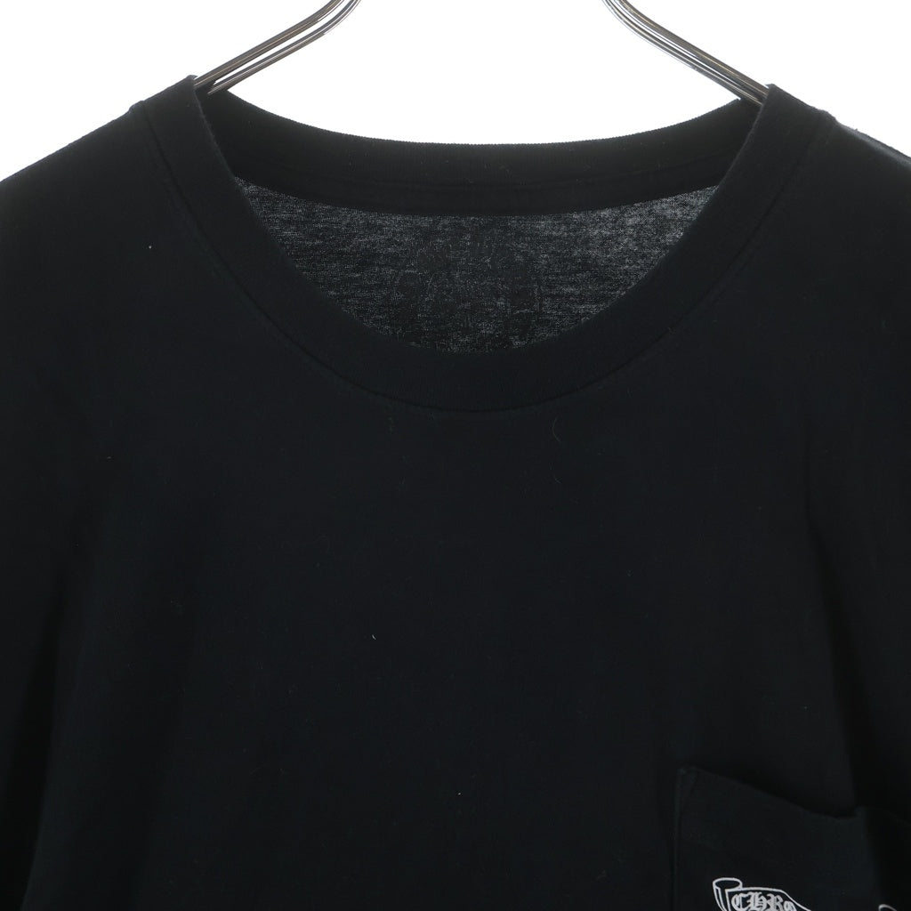 CHROME HEARTS(クロムハーツ) BACK SCROLL RABEL PRINT TEE バックスクロールラベル プリント 半袖Tシャツ カットソー ブラック